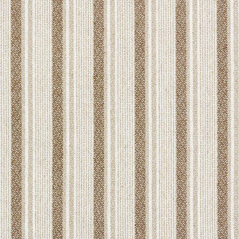 Hør-Viskose-Miks pixel-striber – beige/brun,  image number 1
