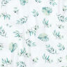 GOTS Musselin/Dobbelt-Crincle stof Jungleblade | by Poppy – hvid/lys mint,  thumbnail number 2