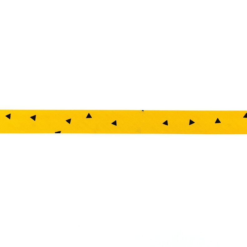 Skråbånd Trekanter [20 mm] – sennep/sort,  image number 1