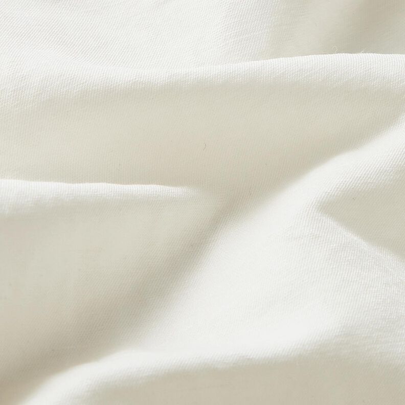 Skjortestof viskose-hør-miks ensfarvet – hvid,  image number 2