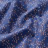 Bomuldsstof Cretonne små prikker – indigo,  thumbnail number 2