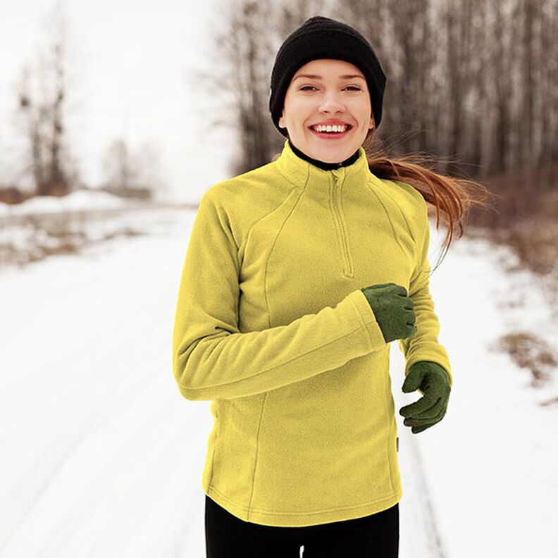 Antipilling fleece – gul,  image number 7