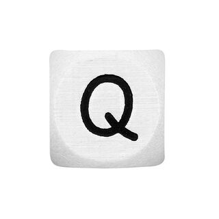 Træbogstaver Q – hvid | Rico Design, 