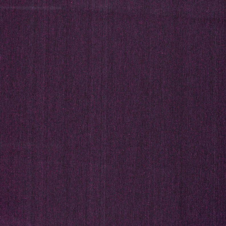 Denim-bomuldsblanding, melange – aubergine,  image number 4