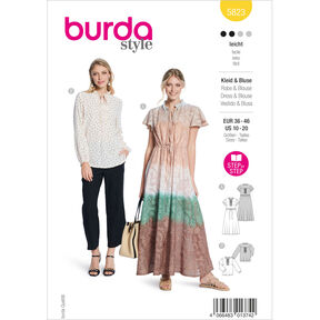 Kjole / Bluse | Burda 5823 | 36-46, 