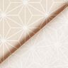 Bomuldsstof Cretonne Japanske stjerner Asanoha – sand,  thumbnail number 5