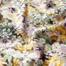 Bomuldspoplin romantiske blomster – lilla-grå/guld,  thumbnail number 2