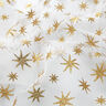 Tyl glitter-stjerner – hvid/guld,  thumbnail number 2