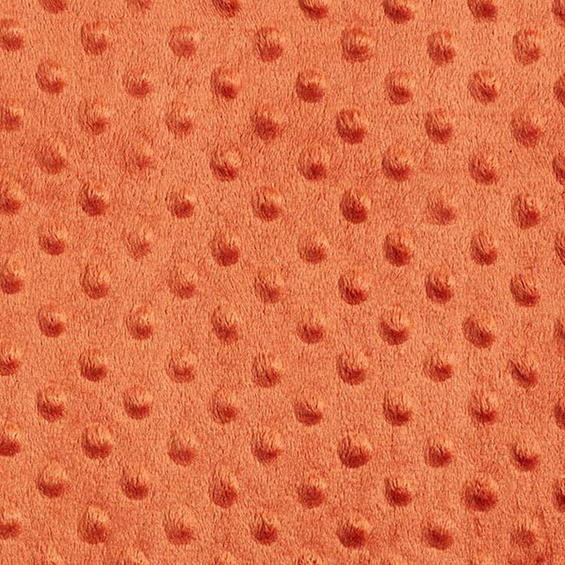 Hyggefleece prægede punkter – terracotta,  image number 1