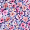Bomuldspoplin blomster | Poppy Fabrics – rødlilla,  thumbnail number 2