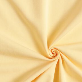 Let French Terry ensfarvet – vaniljegul, 