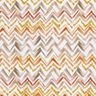 Bomuldspoplin penselstrøg zigzag Digitaltryk – hvid/kobberfarvet,  thumbnail number 1