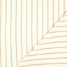 Musselin/Dobbelt-Crincle stof garnfarvede striber  | Poppy Fabrics – mandel/uldhvid,  thumbnail number 4