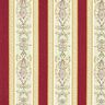 Møbelstof Jacquard Biedermeier Striber – creme/rød,  thumbnail number 1