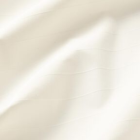 Skjortestof viskose-mix striber &ndash; hvid, 