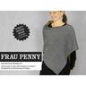 FRAU PENNY asymmetrisk vendbar poncho | Studio klippeklar | Onesize,  thumbnail number 1