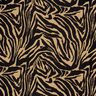 Viskosejersey Zebraprint – mocca/sort,  thumbnail number 1