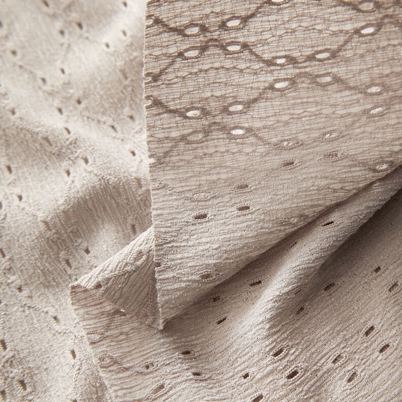 Crinckle jersey hulbroderi – anemone,  image number 3