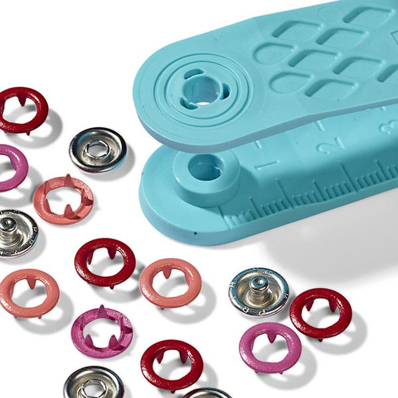 Trykknapper Jersey Color [Ø 8 mm] - rød| Prym Love,  image number 3