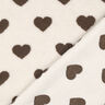 Teddyplys Hjerter | by Poppy – natur/mørkebrun,  thumbnail number 4