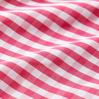 Ballonsilke Vichy-tern – pink/hvid, 