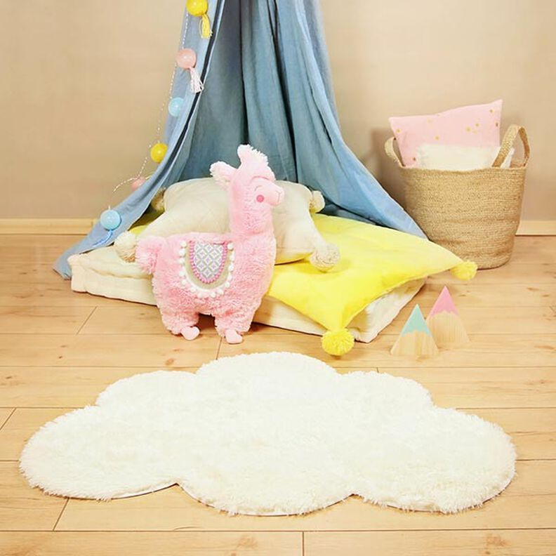 Plys i totter SHAGGY [1 M X 0,75 M | Flor: 20 MM] - off white | Kullaloo,  image number 7