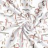Sweatshirt lodden abstrakte steppedyr – hvid,  thumbnail number 3