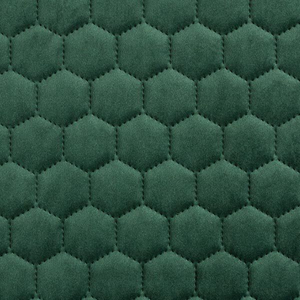 Polsterstof quiltet fløjl vokstavle – mørkegrøn,  image number 1
