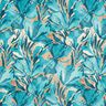 crepe-satin havblomster – azur/kanel,  thumbnail number 1