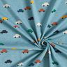 Bomuldsjersey legetøjsbiler – jeansblå/natur,  thumbnail number 3