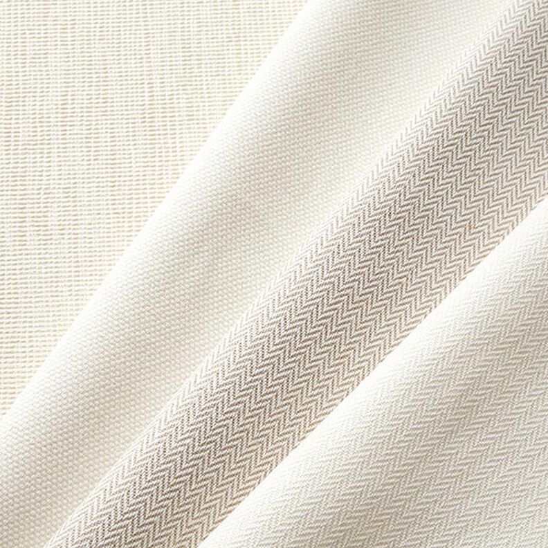 Dekorationsstof Jacquard subtil chevron – mørkebeige,  image number 4