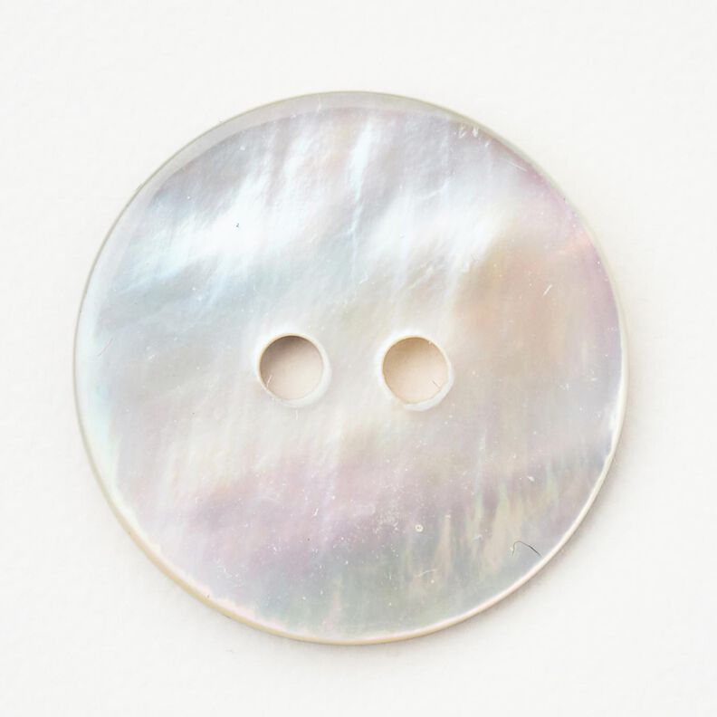 Agoya perlemorknap [Ø 18 mm] – elfenben,  image number 1