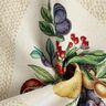 Dekorativt panelstof Gobelin farverige frugter – lysebeige/karminrød,  thumbnail number 3
