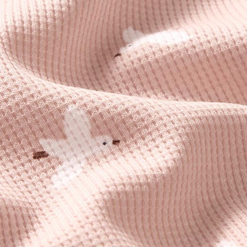 Vaflet jersey fugle | by Poppy – rosé,  image number 3
