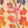 Viskosestof Batik-blade – sand/orange,  thumbnail number 1