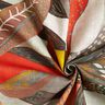 Dekorationsstof Halvpanama tropiske blade – sennep/terracotta,  thumbnail number 3