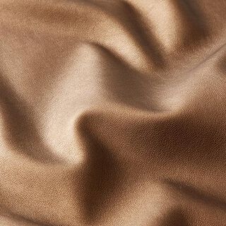 Læderimitat glat stretch – bronzefarvet, 