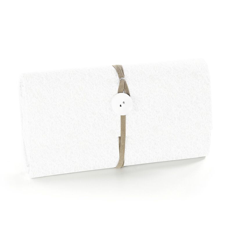 Filt 90 cm / 3 mm tykt – hvid,  image number 4