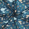 Bomuldspoplin glade havdyr Digitaltryk | Poppy Fabrics – havblå,  thumbnail number 3