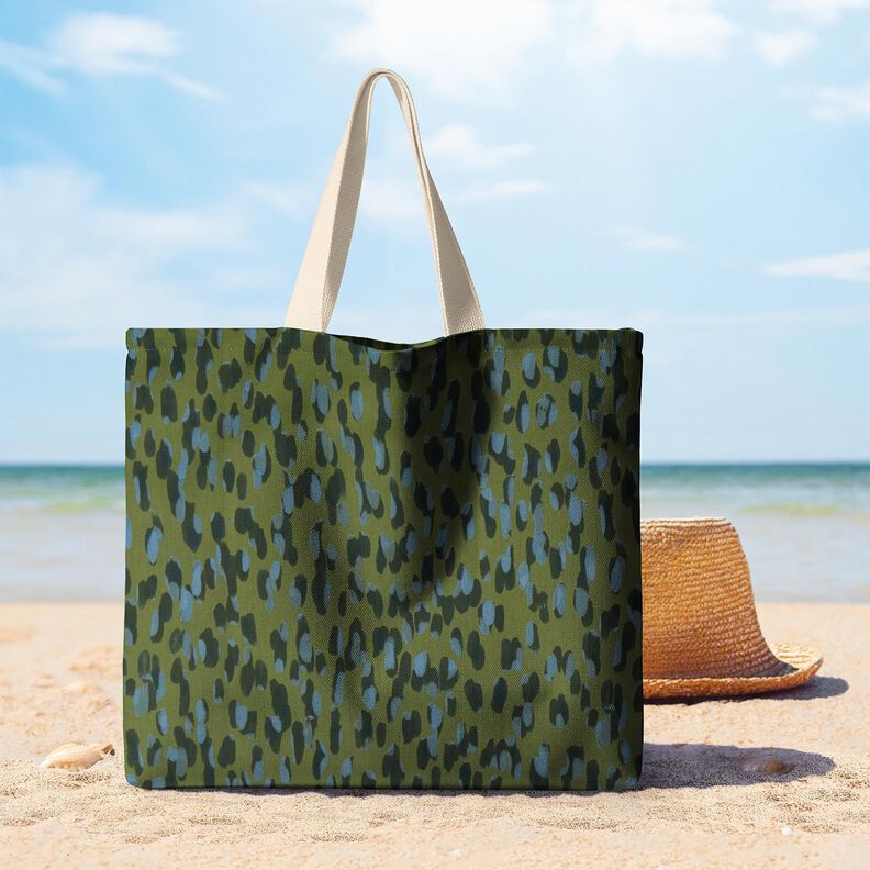 Outdoor stof Canvas store klatter – pinje/blå,  image number 6