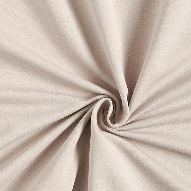 Let French Terry ensfarvet &ndash; natur,  image number 1