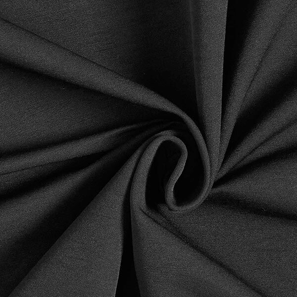 Meget elastisk buksestretch ensfarvet – sort,  image number 1