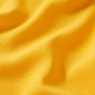 Crepe stof Ensfarvet – gul, 
