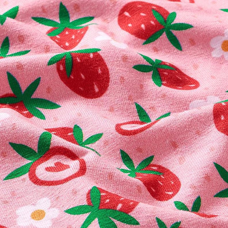 Stofpakke Jersey søde jordbær | PETIT CITRON – rosa,  image number 3