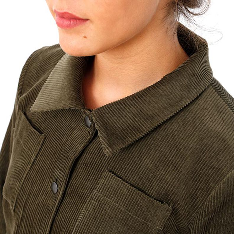 FRAU DITA - kort jakke med store lommer, Studio Schnittreif  | XS -  XXL,  image number 5