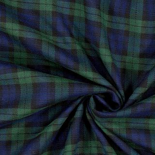 Skotskternet Stretch – marineblå/grøn, 
