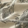 Dekorationsstof Canvas kinesisk trane – sand/grå,  thumbnail number 2
