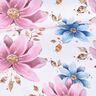 Bomuldsjersey Dreamflowers | Glitzerpüppi – hvid,  thumbnail number 2