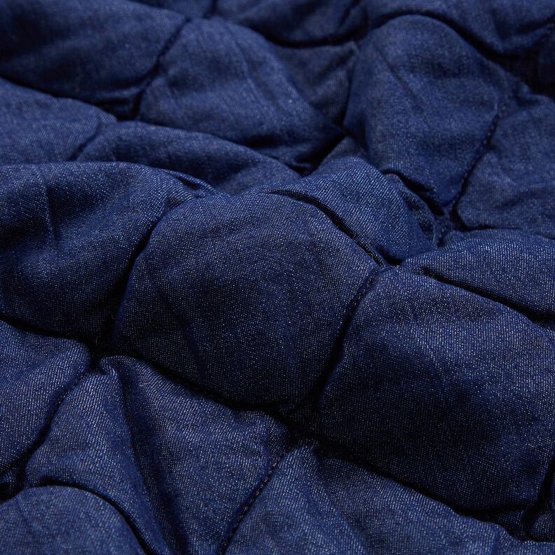 Jeans Quiltstof romber – natblå,  image number 2