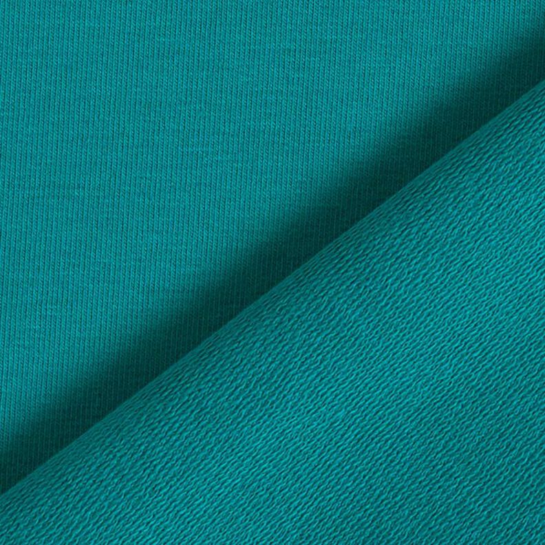 GOTS French Terry Sommersweat | Tula &ndash; petrol,  image number 3